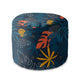 Puf okrągły podnóżek Doodle Exotic-Velvet