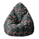 Puf Pearshape Dark Botanic
