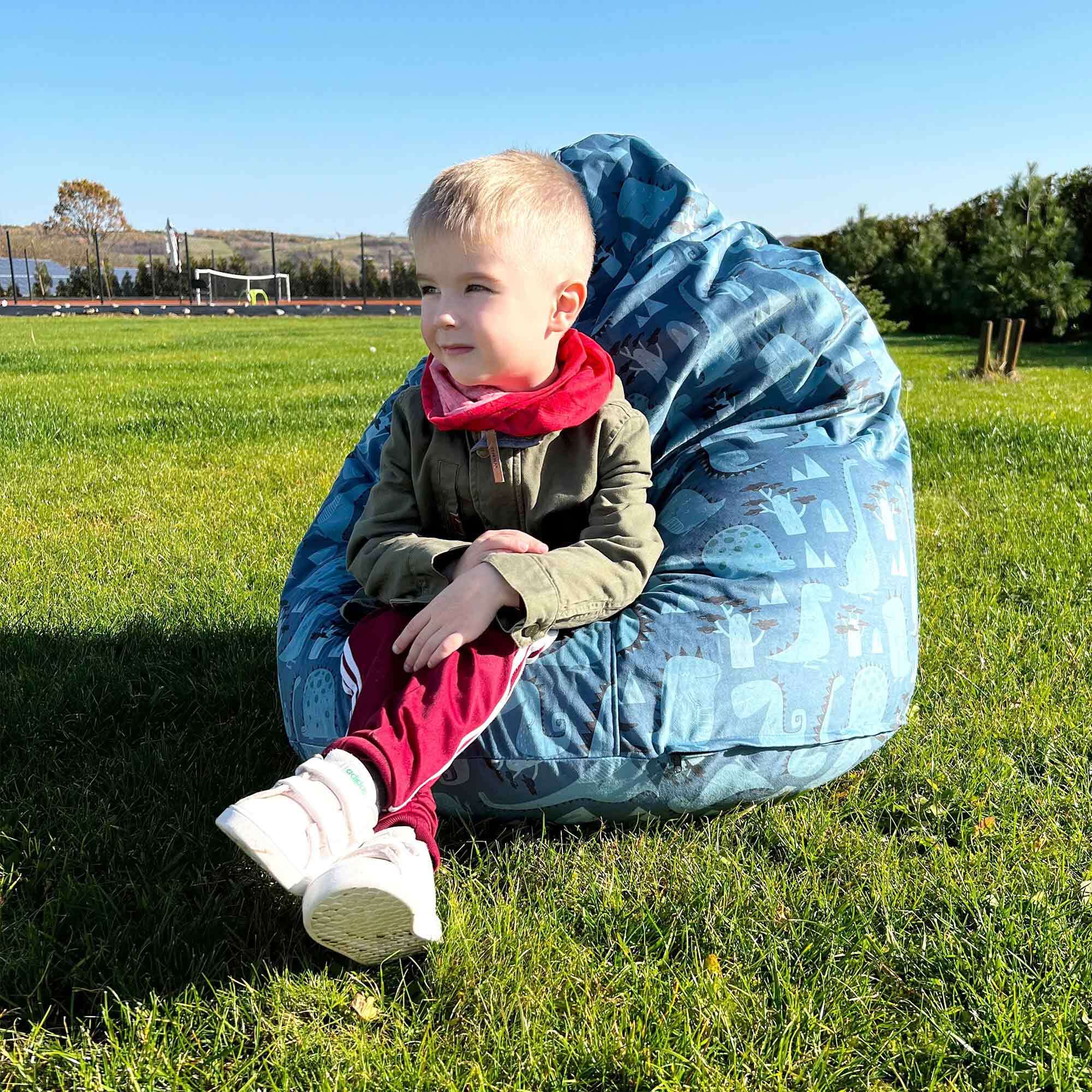 Puf Birnenform Multicolor Polka Dots-S-Samt
