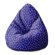 Pearshape Pink Spots Pouf
