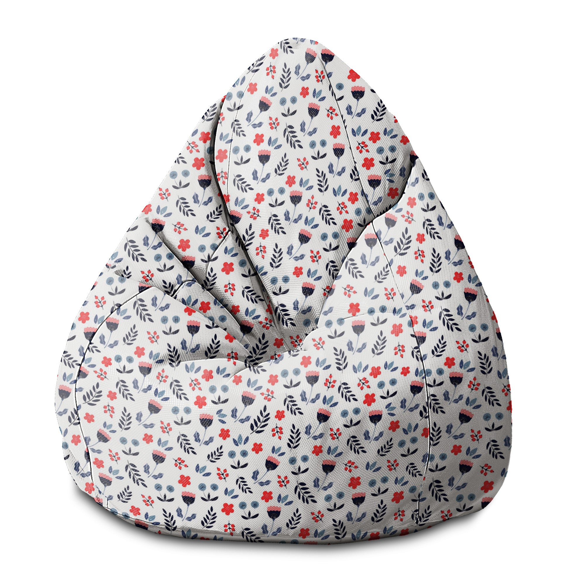 Puf Pearshape  Scandi Flowers-S-Oxford