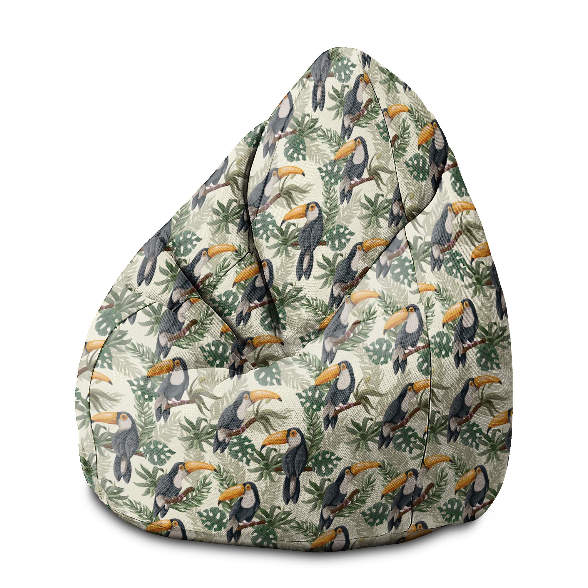 Puf Pearshape  Toucans Jungle-M-Oxford