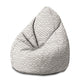 Puf Pearshape Wavy-M-Oxford