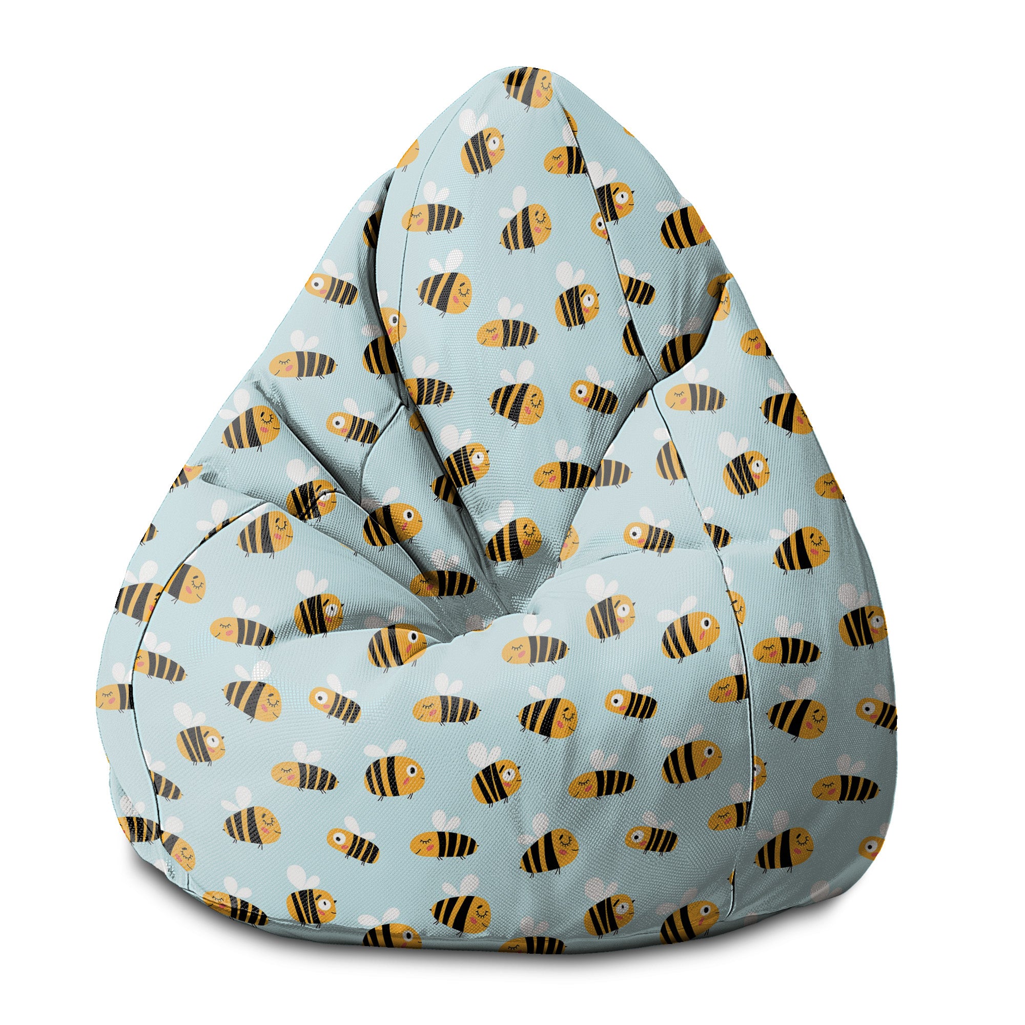 Puf Pearshape Bee Life-Velvet-M