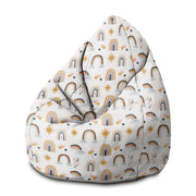 Sitzsack Pearshape Cartoon Regenbogen und Sonne-M-Velvet