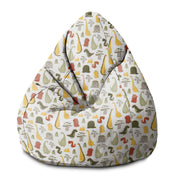 Pearshape Pouf Cartoon Style Dinosaur