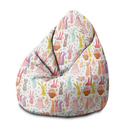 Puf Pearshape Colorful Rabbits-M-Oxford