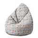 Puf Pearshape Foxes Pastel-M-Oxford