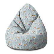 Pearshape Pouf Llama and Cactus
