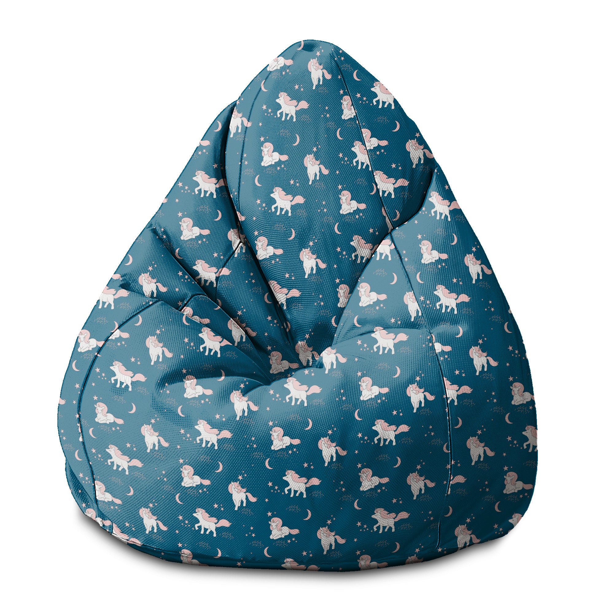 Sitzsack Birnenform Magisches Pinkes Einhorn-M-Oxford