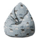 Puf Pearshape Miś Polarny-S-Velvet