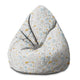 Sitzsack Birnenform Unterwegs-S-Samt