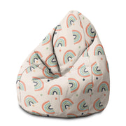 Puf Birnenform Boho Rainbow mit Sternen-M-Oxford