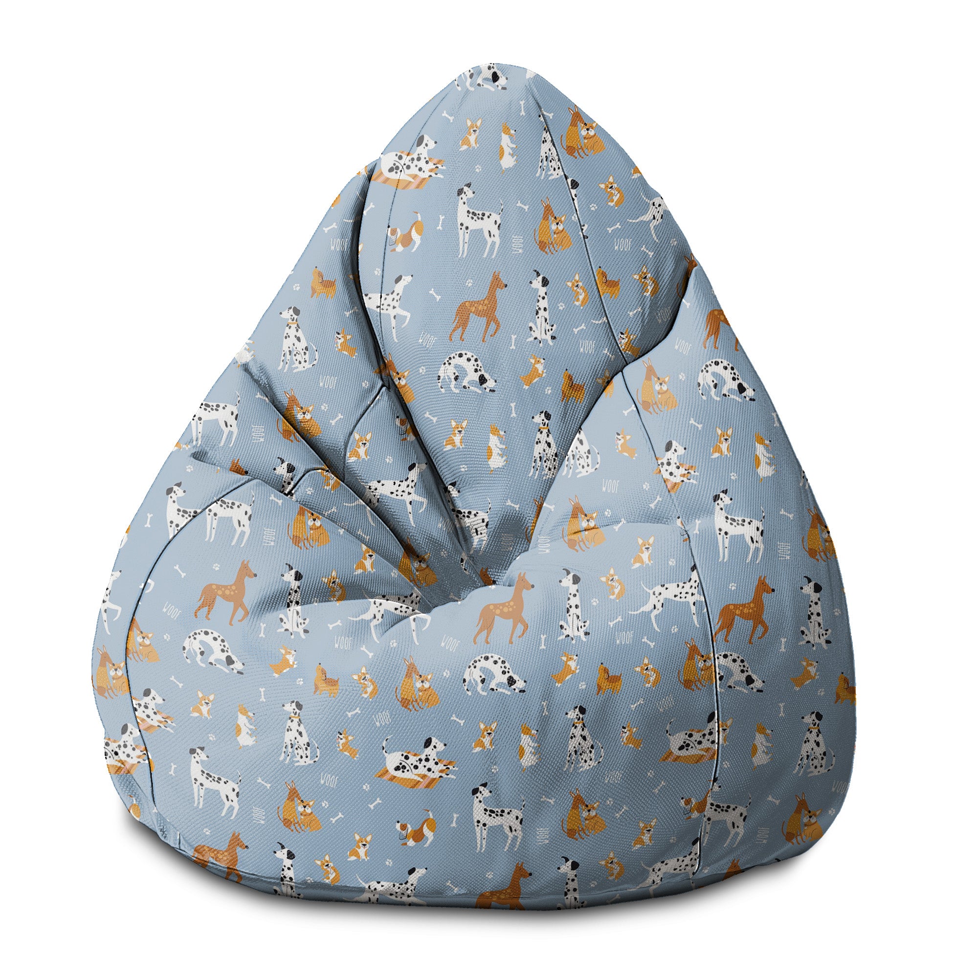 Puf Pearshape Kreslené psy dalmatiny