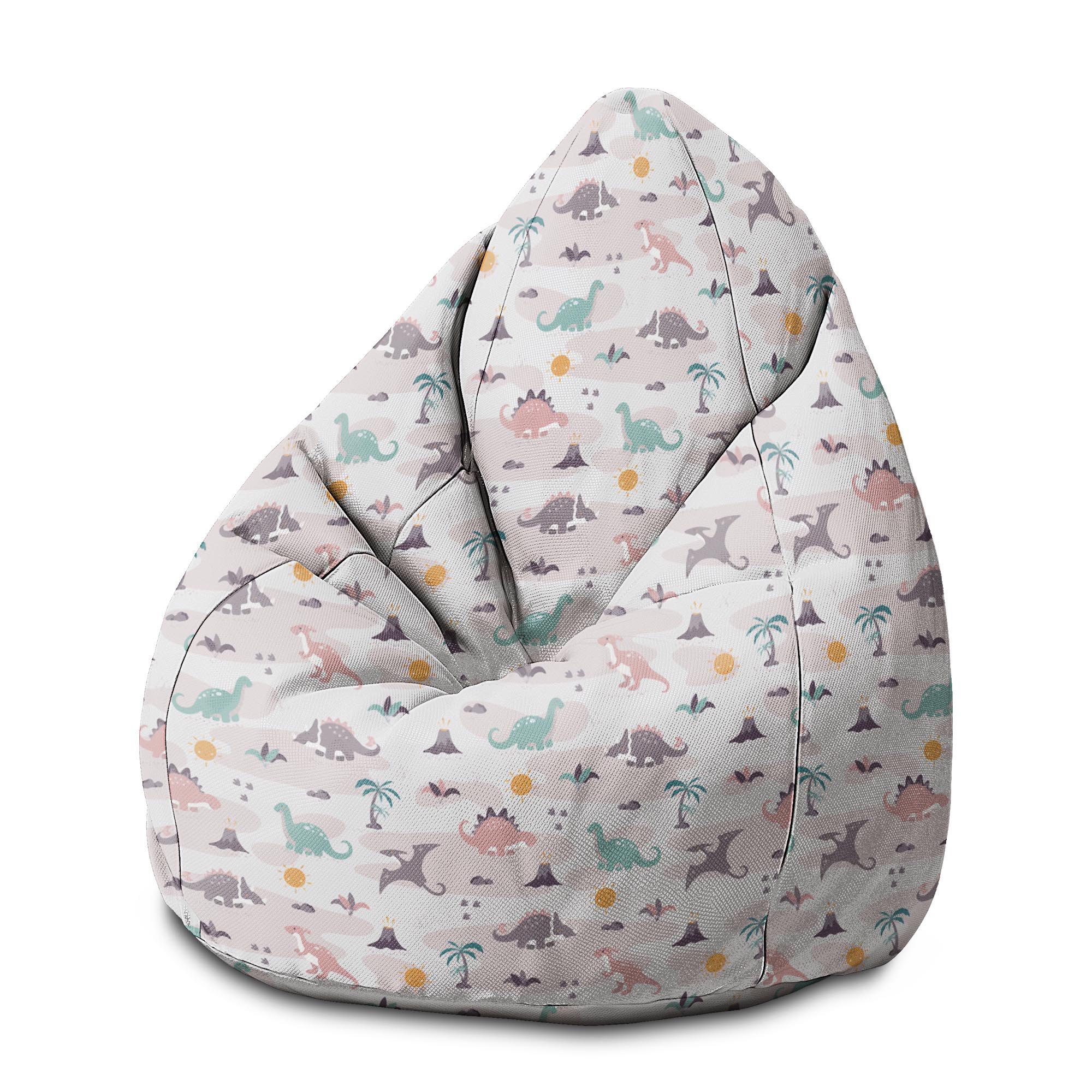 Puf Birnenform Dino Freunde-S-Samt