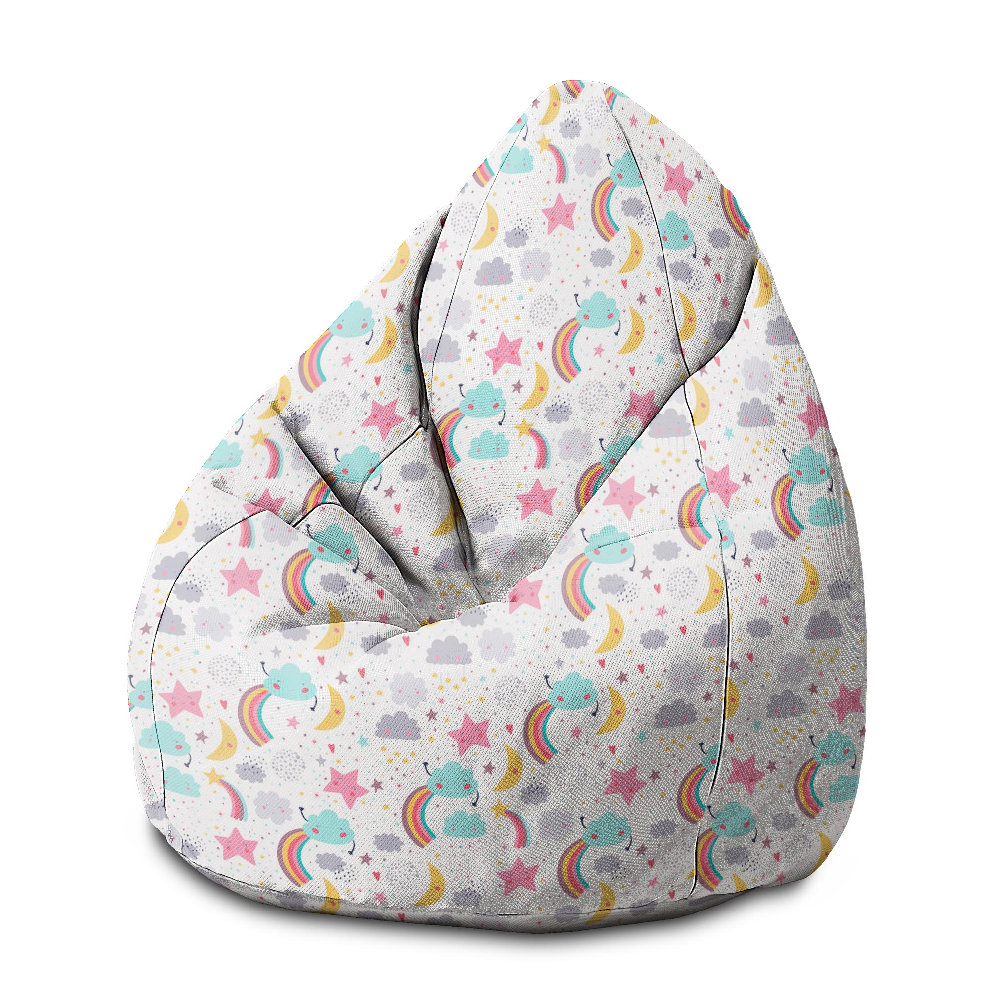 Puf Pearshape Happy Sky-M-Velvet