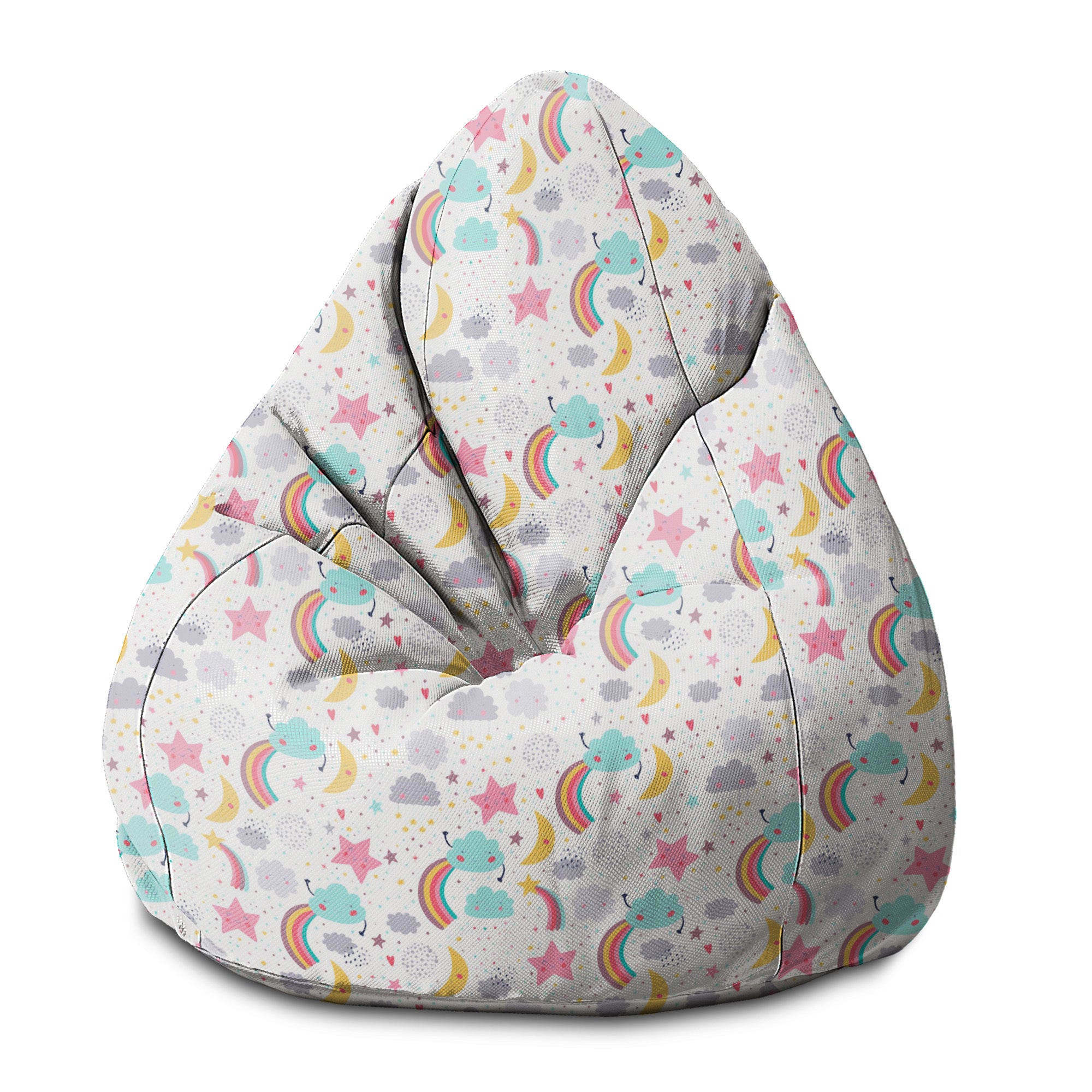 Puf Pearshape Happy Sky-S-Oxford