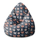 Puf Pearshape Sleeping Animals-S-Velvet