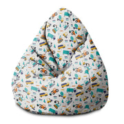 Pearshape Puff Vehicle Pattern-S-Oxford