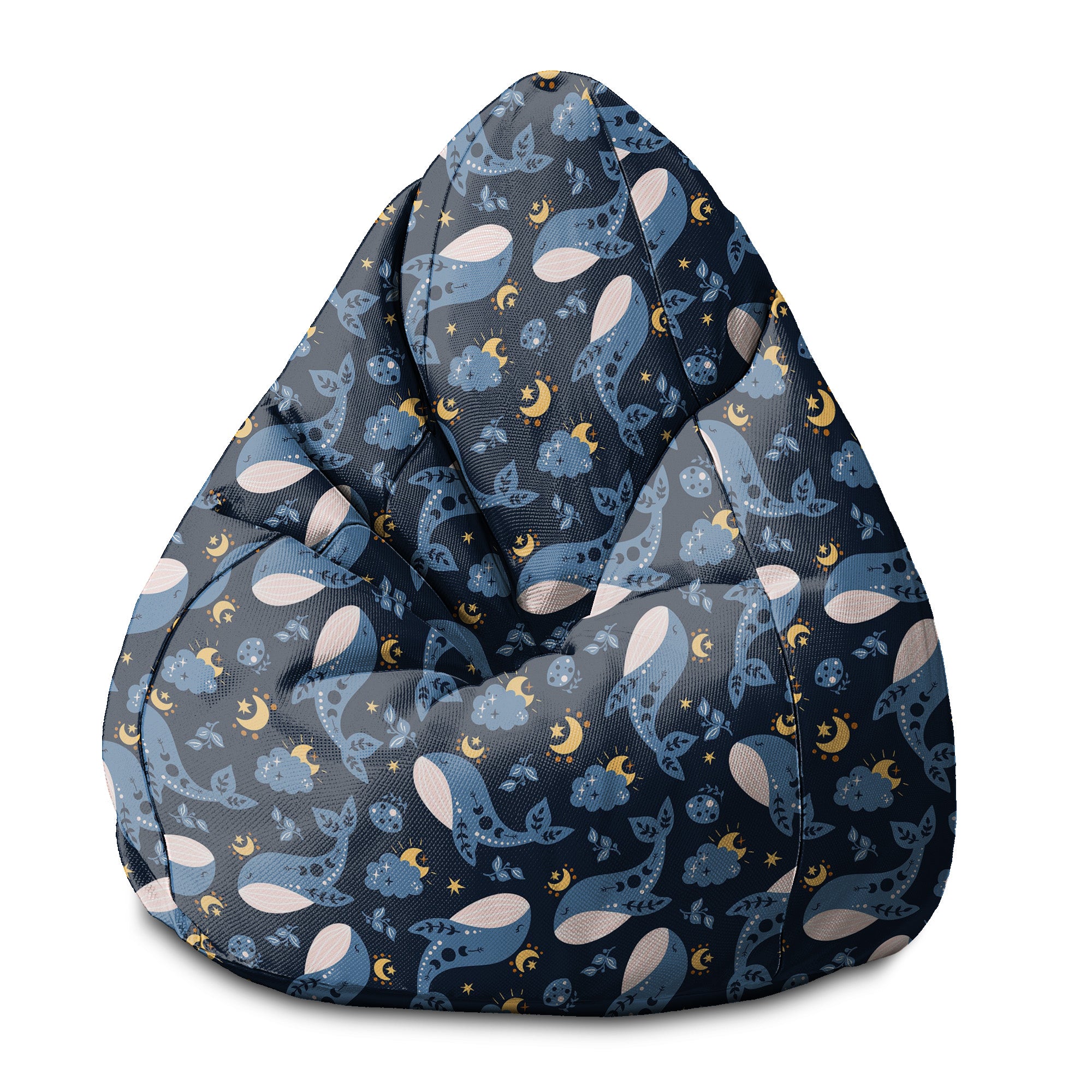 Puf Pearshape Velryby-S-Velvet