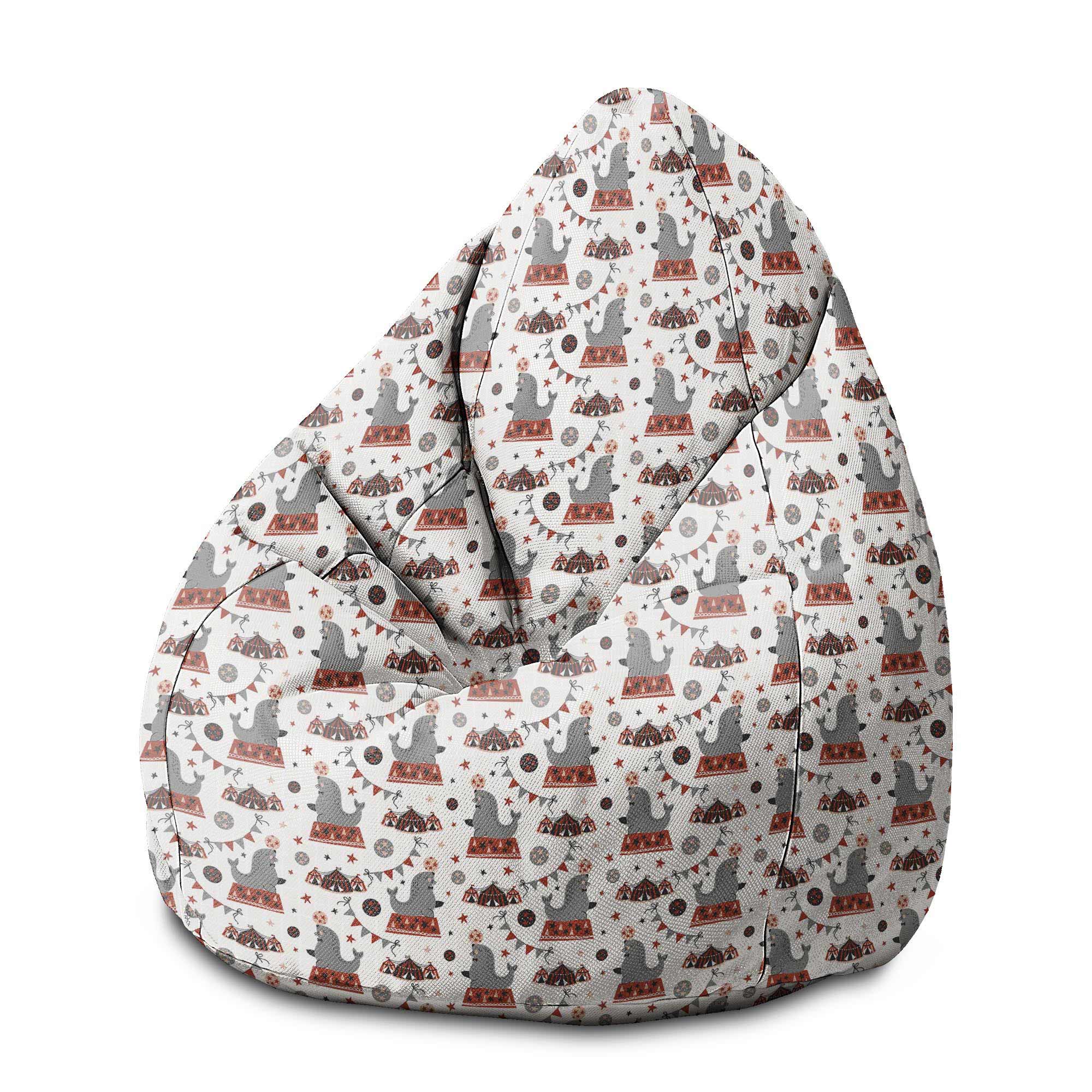Puf Pearshape Seal in the Circus-M-Velvet