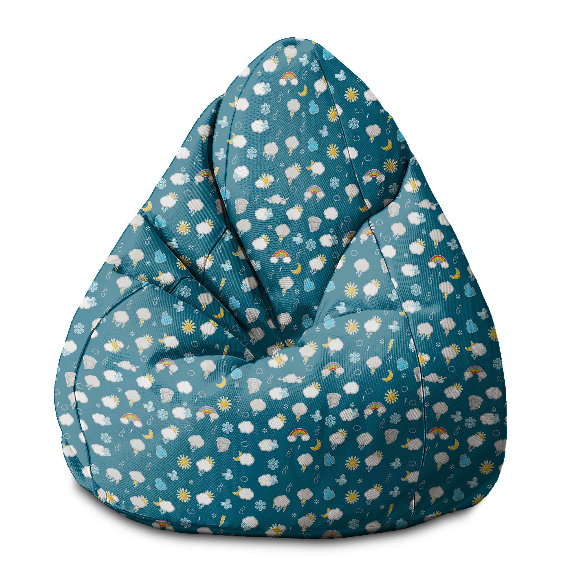 Pearshape Beanbag Rainy Weather-S-Velvet
