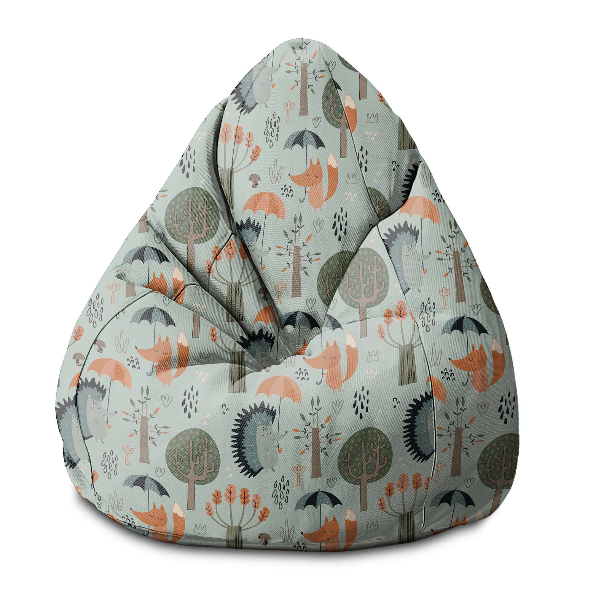 Puf Pearshape Autumn Forest-S-Oxford