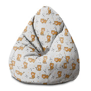 Puf Birnenform Babytiger-S-Samt