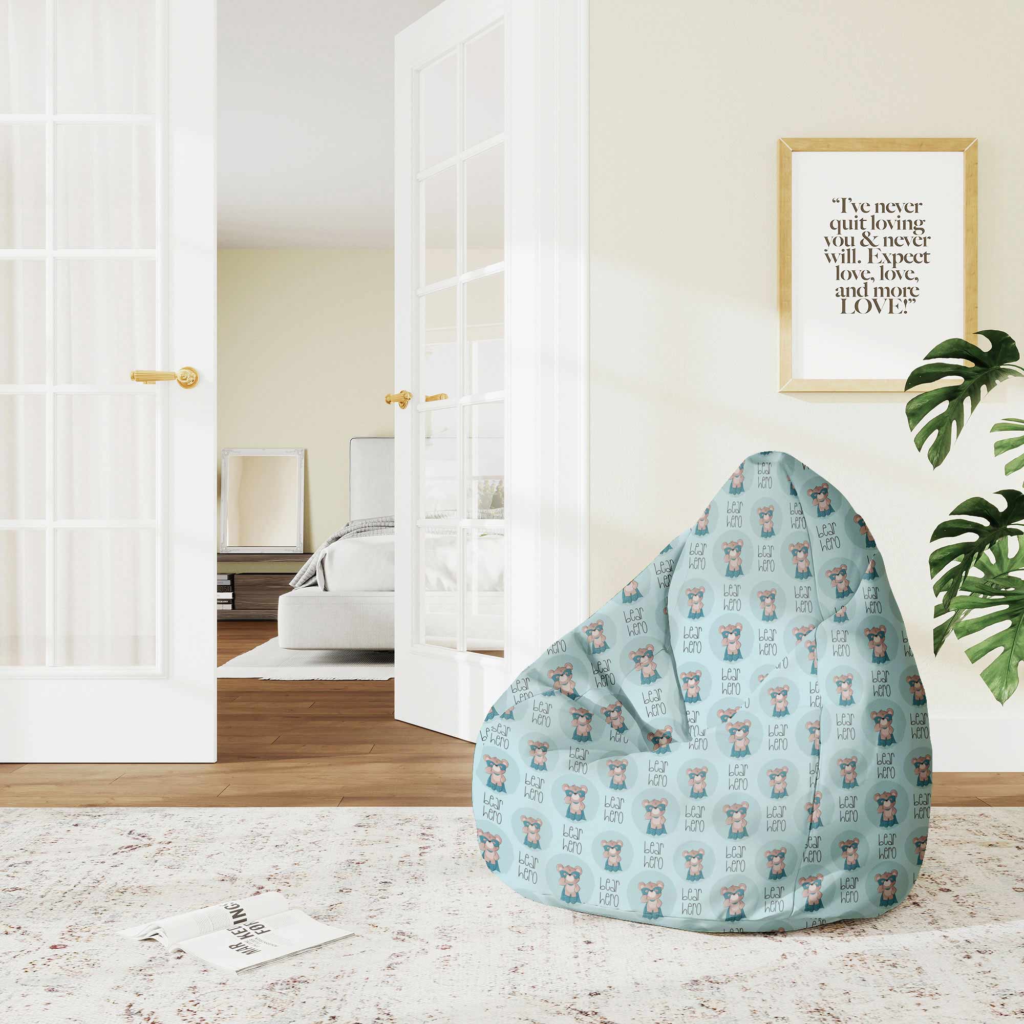 Puf Pearshape Bear Hero-M-Velvet