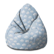 Puf Pearshape Blue Clouds