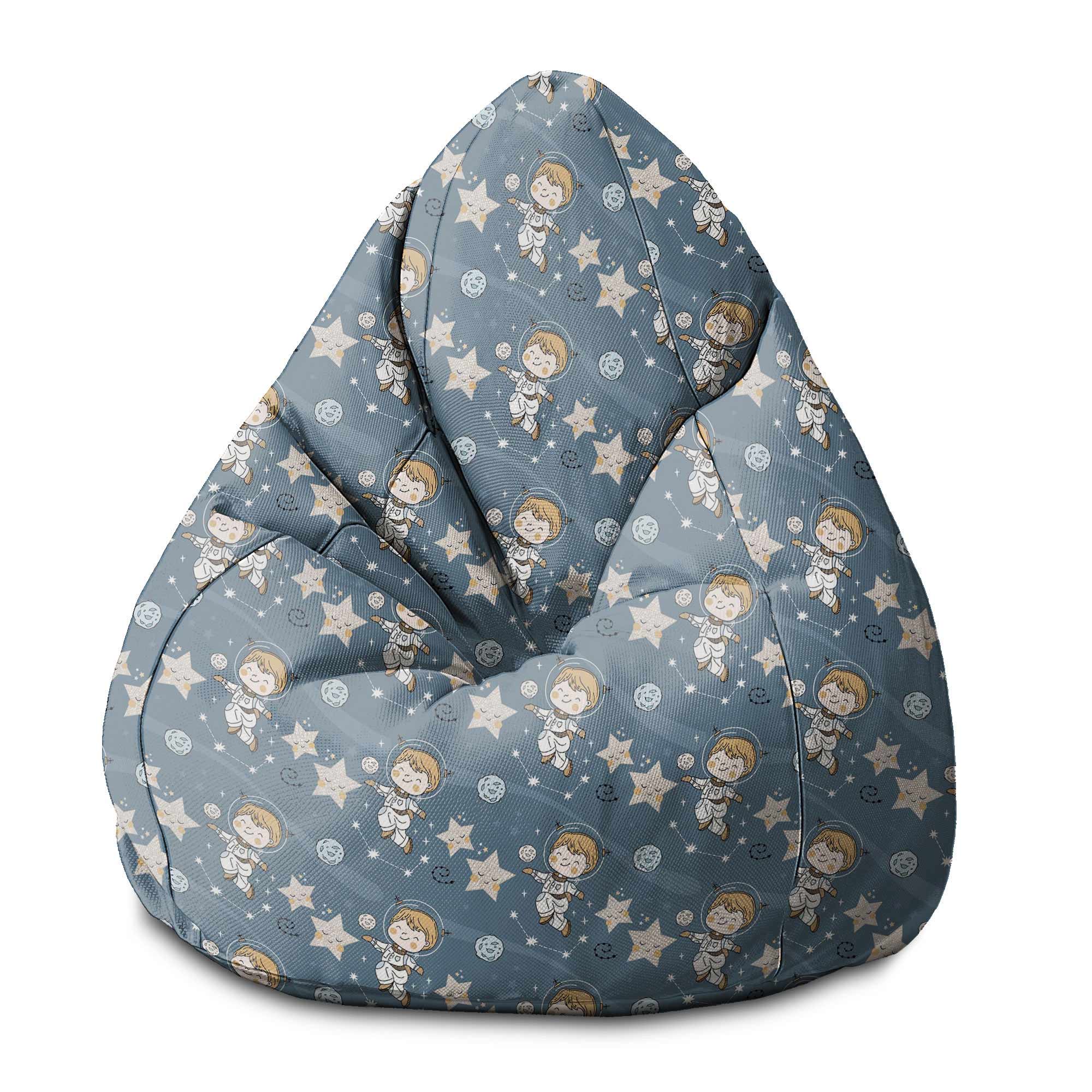 Puf Pearshape Boy in Space-S-Velvet