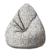 Pear-shaped Pouf Cartoon Creepy Cat-M-Oxford