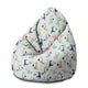 Puf Pearshape Cute Parrots-M-Velvet