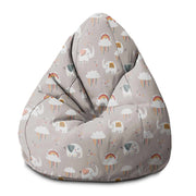 Puf Pearshape Elephant and Rainbow Clouds