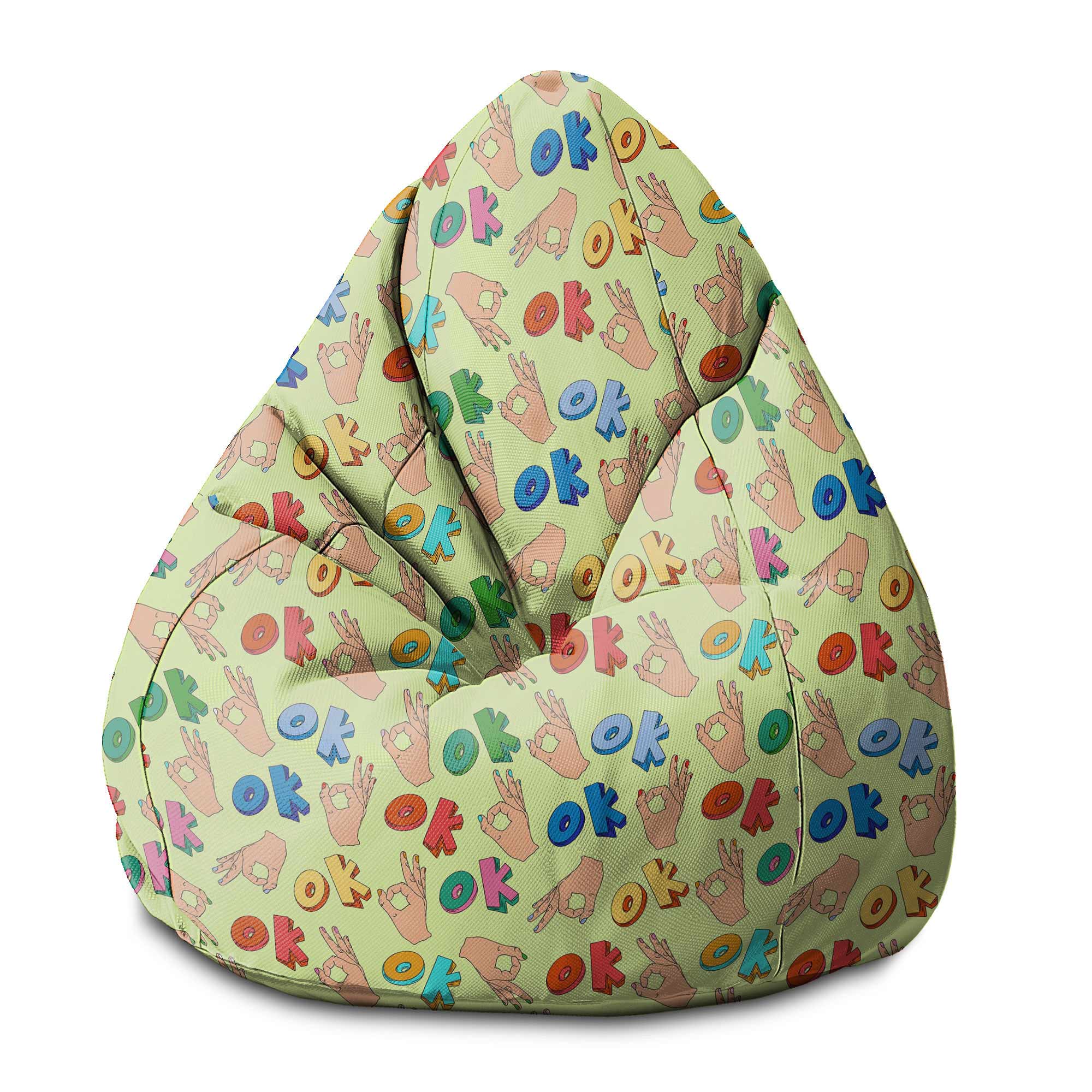 Puf Pearshape Everything is OK-S-Oxford