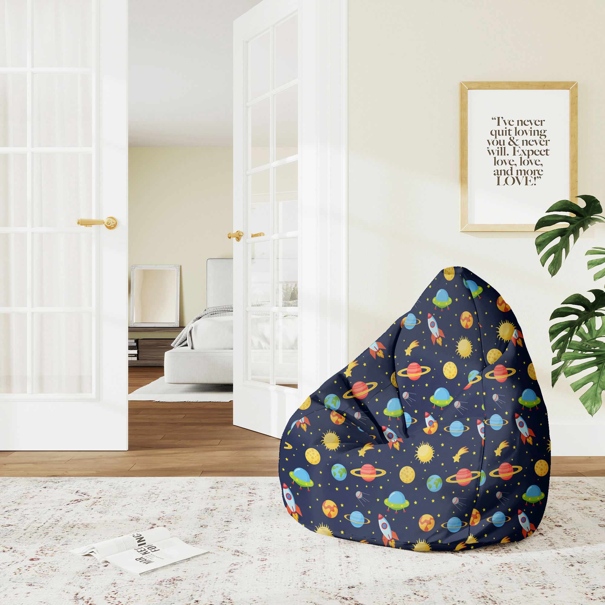 Puf Pearshape Worek Galaxy-M-Oxford