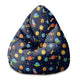 Puf Pearshape Worek Galaxy