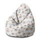Puf Pearshape Grey Elephant-M-Oxford