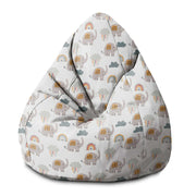 Puf Pearshape Grey Elephant