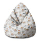 Puf Pearshape Grey Elephant