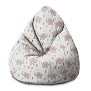 Puf Pearshape Happy Elephant
