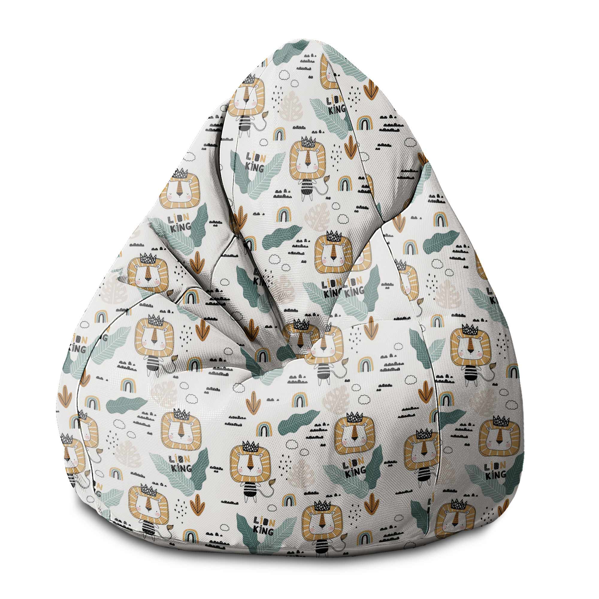 Puf Pearshape Lion King-S-Velvet