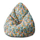 Puf Pearshape Abstract Cut Out-S-Velvet