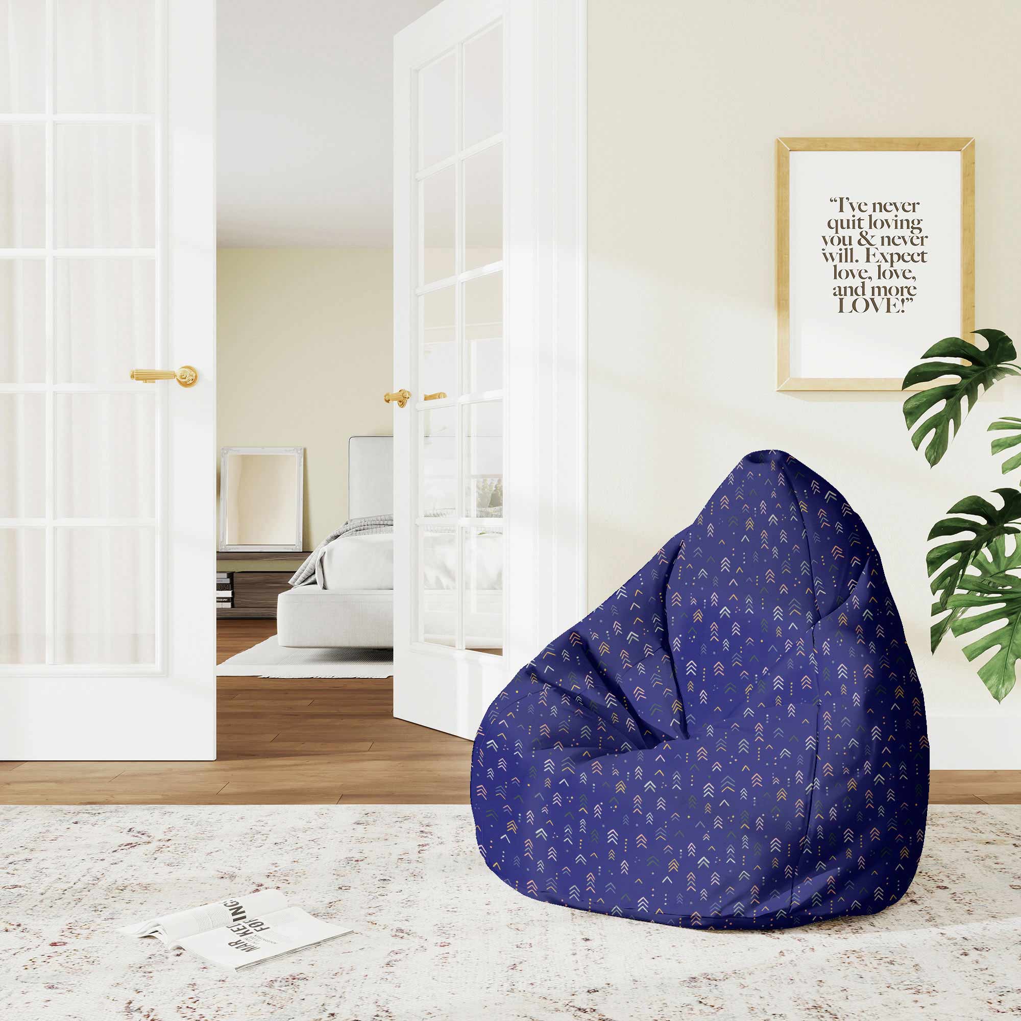 Puf Pearshape Abstract Soft Shapes-M-Oxford