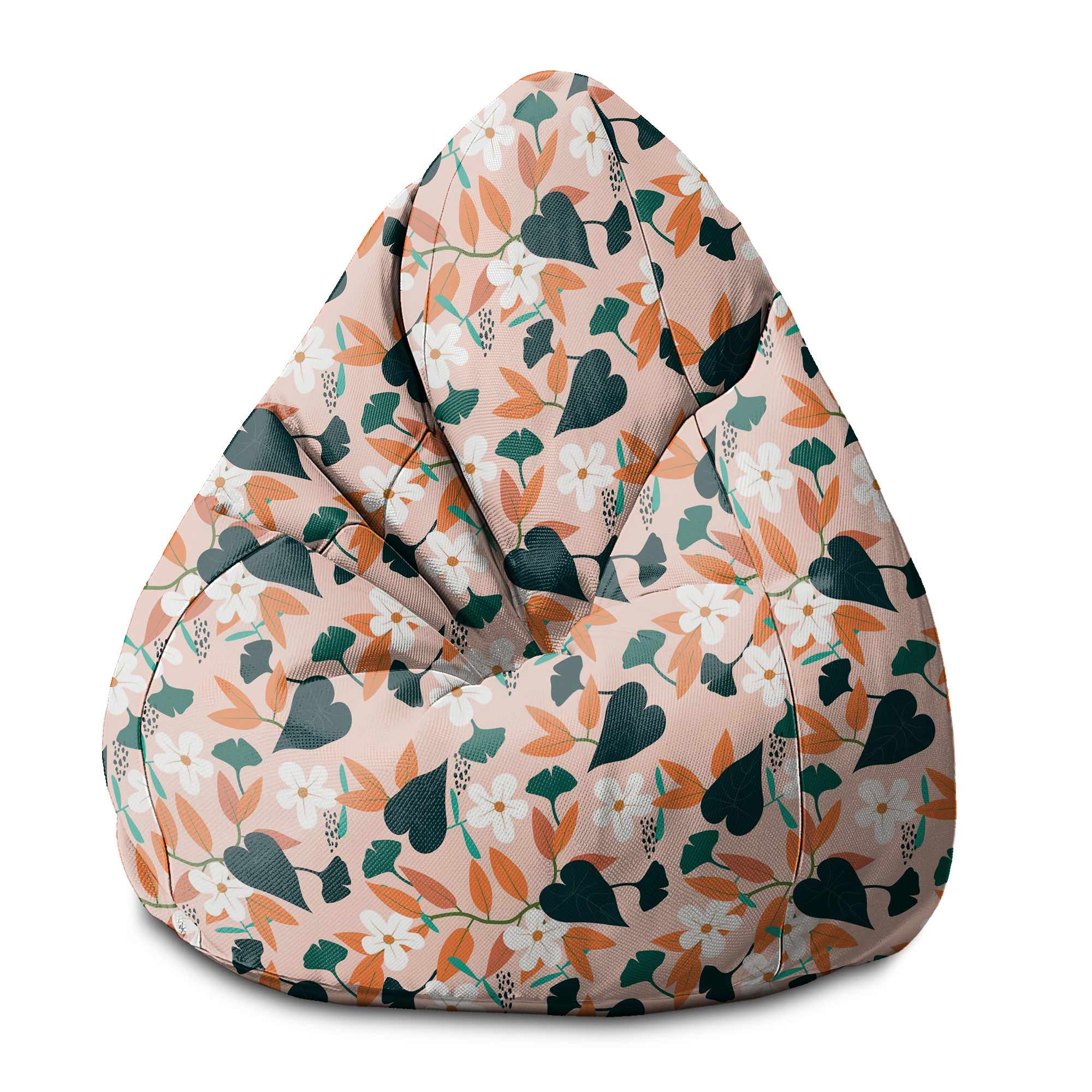 Pearshape Abstract Spring-S Oxford Pouf