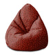 Puf Pearshape Abstract Stripes