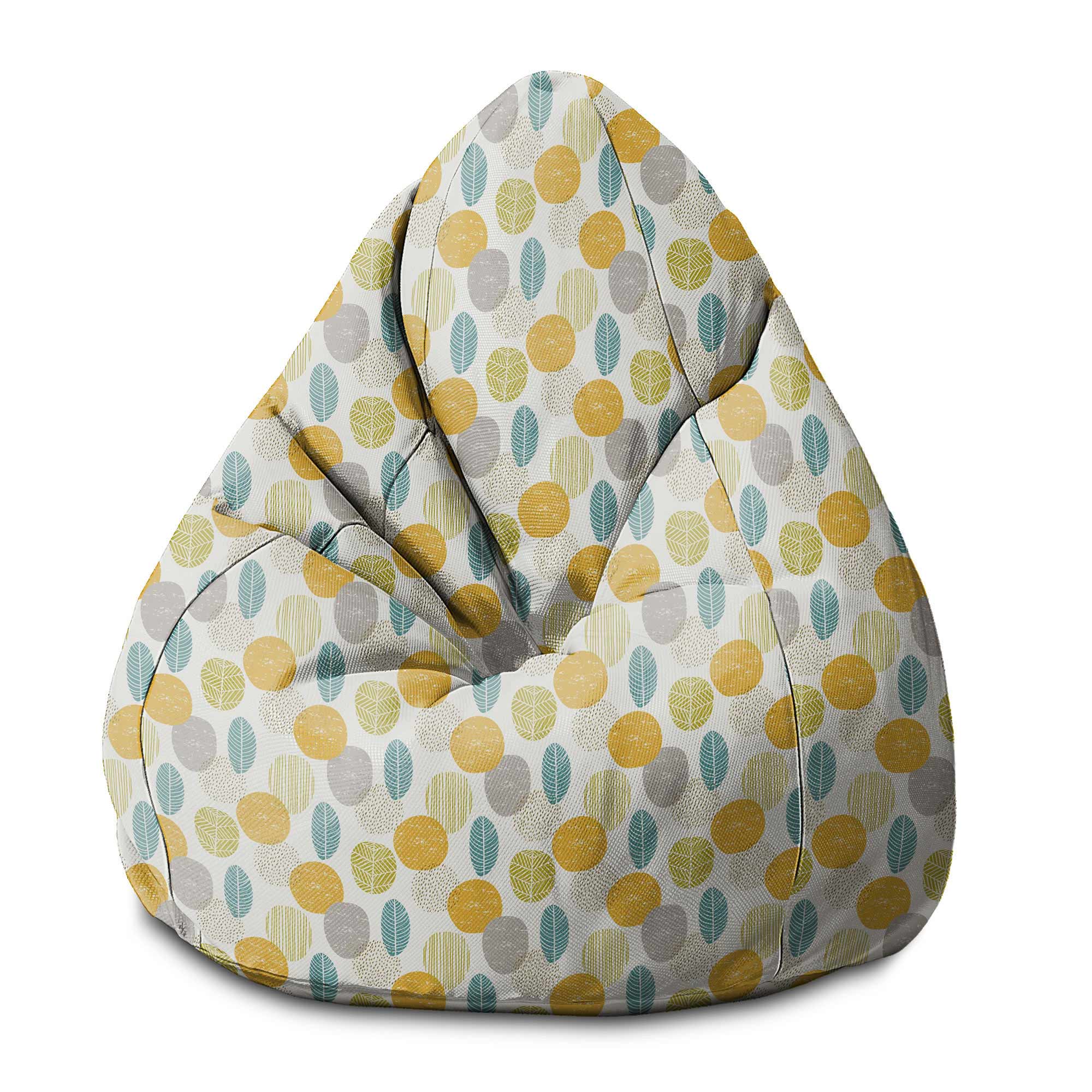 Pearshape Autumn is Coming Pouf-S-Oxford