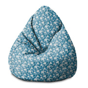 Puf Pearshape Blue Water Lily-S-Oxford