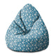 Puf Birnenform Blaue Seerose-S-Oxford