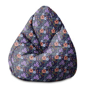 Sedací vak Pearshape Botanický vzor-S-Velvet